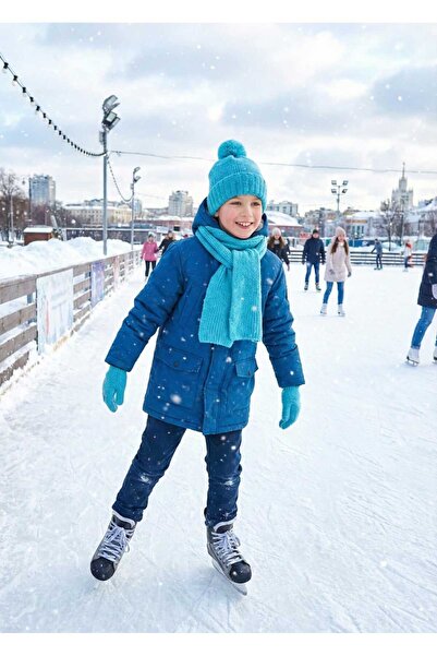 LAGRANZE Premium 8–12 Years Old Boys' Winter Accessory Set