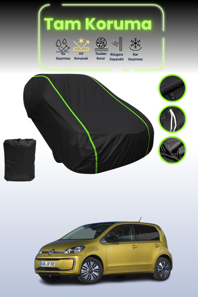 Dokaca Neo فولكس فاجن إي-أب! باللون الأسود النيون قماش مجدّل غطاء حماية لقماش...