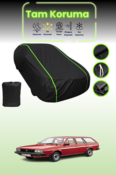 Dokaca Neo Black Neon Corded Fabric Volkswagen Passat Variant 1981 - 1988 Com...