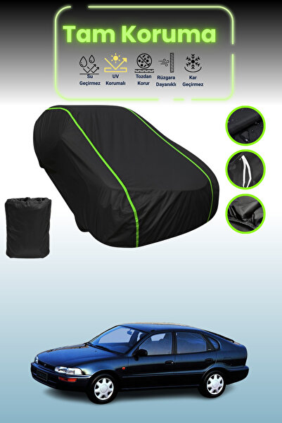 Dokaca Neo غطاء حماية من القماش للسيارة باللون الأسود النيون قماش مجدّل تويوت...