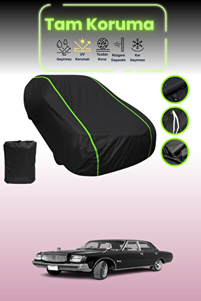 Dokaca Neo غطاء حماية للسيارة من القماش الأسود اللامع قماش مجدّل تويوتا سنتشر...