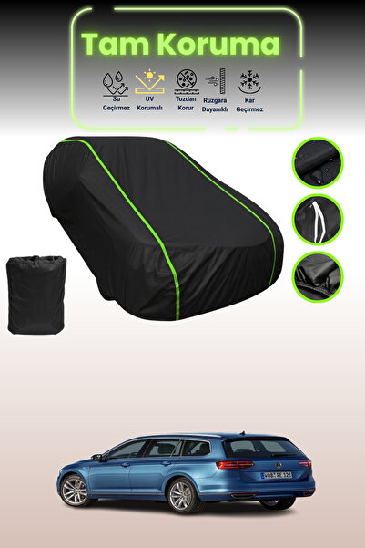 Dokaca Neo Black Neon Corded Fabric Volkswagen Passat Variant Gte 2015 - 2019...