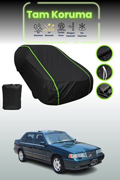 Dokaca Neo غطاء حماية للسيارة من القماش الأسود اللامع قماش مجدّل فولفو 960199...