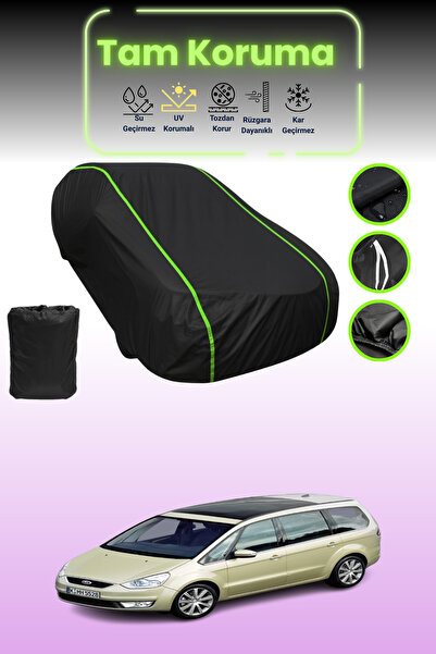 Dokaca Neo غطاء حماية للسيارة من القماش الأسود النيون قماش مجدّل فورد جالاكسي...