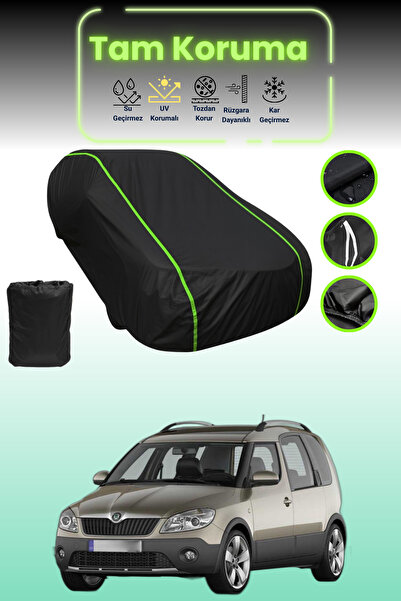 Dokaca Neo غطاء حماية للسيارة من القماش الأسود المتوافق مع سيارة سكودا رومستر...