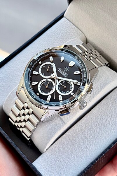 Homies Men's Multifunctional Guaranteed Wristwatch with Steel Calendar and Bracelet Gift Hmc23E