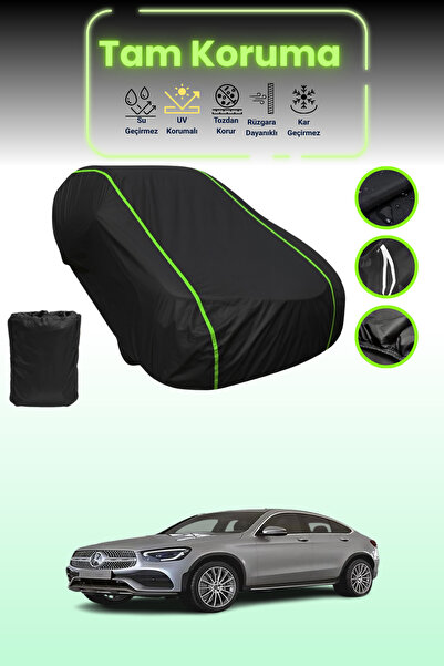 Dokaca Neo غطاء حماية للسيارة باللون الأسود النيون قماش مجدّل مرسيدس جي إل سي...