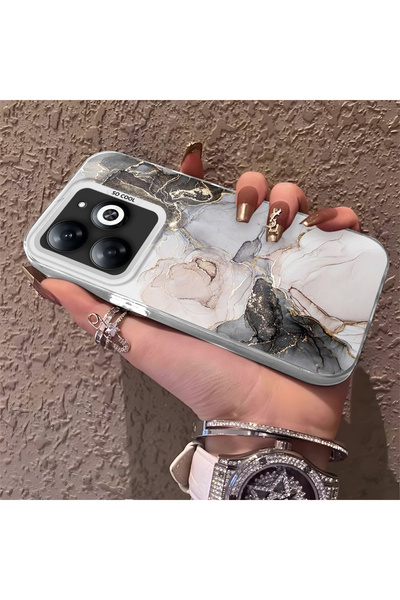 Hontinga حافظة هاتف متوافقة مع تكنو سبارك جو 2024، حماية للكاميرا، ظهر صلب مض...