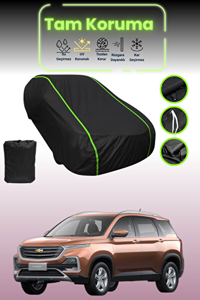 Dokaca Neo غطاء حماية للسيارة من القماش الأسود اللامع قماش مجدّل شيفروليه كاب...