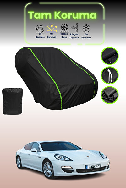 Dokaca Neo غطاء حماية للسيارة باللون الأسود النيون قماش مجدّل بورش باناميرا د...