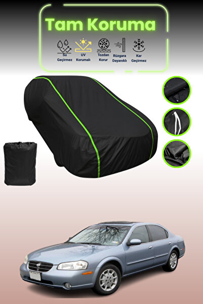 Dokaca Neo غطاء حماية للسيارة من القماش الأسود اللامع قماش مجدّل نيسان ماكسيم...