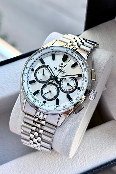 Homies Men's Multifunctional Guaranteed Wristwatch with Steel Calendar Hmh4F5 with Bracelet Gift