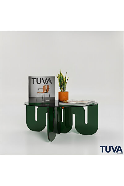 TUVA REKLAM SURREALIS - Şeffaf Pleksi Orta Sehpa | Modern Akrilik Dekoratif S...