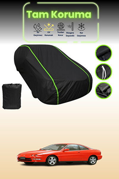 Dokaca Neo Black Neon Corded Fabric Honda Integra 3 Compatible Auto Tarpaulin...