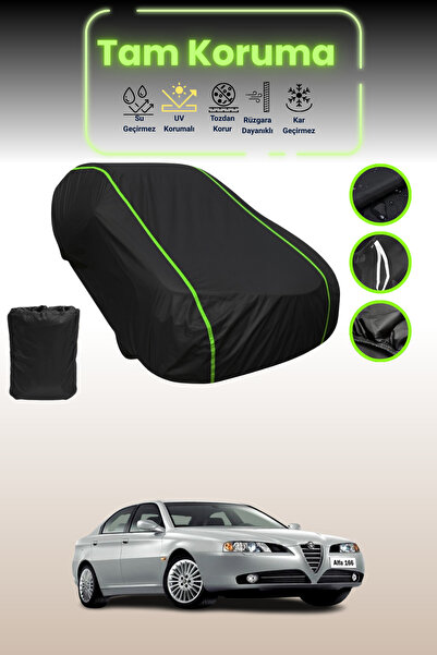 Dokaca Neo غطاء حماية للسيارة متوافق مع سيارة ألفا روميو قماش مجدّل 2003-2007...