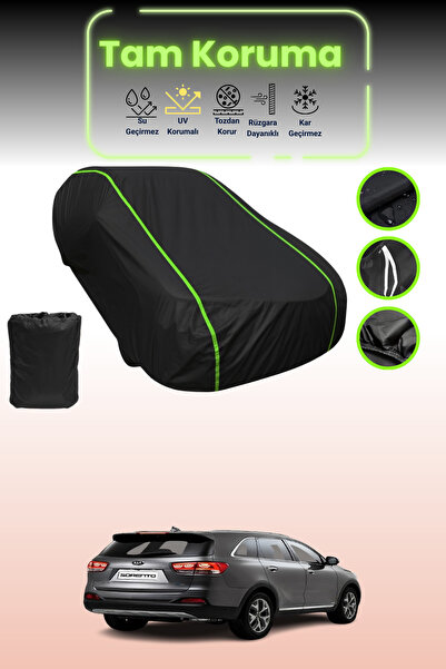 Dokaca Neo غطاء حماية للسيارة من القماش الأسود اللامع قماش مجدّل كيا سورينتو ...