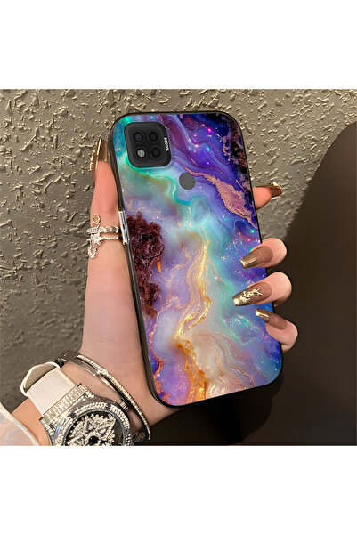 Hontinga حافظة متوافقة مع هاتف Xiaomi Poco C31، حافظة هاتف صلبة مضادة للسقوط،...