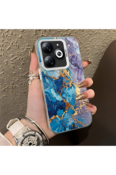 Hontinga حافظة متوافقة مع هاتف Infinix Hot 40i، حافظة هاتف صلبة مضادة للسقوط،...