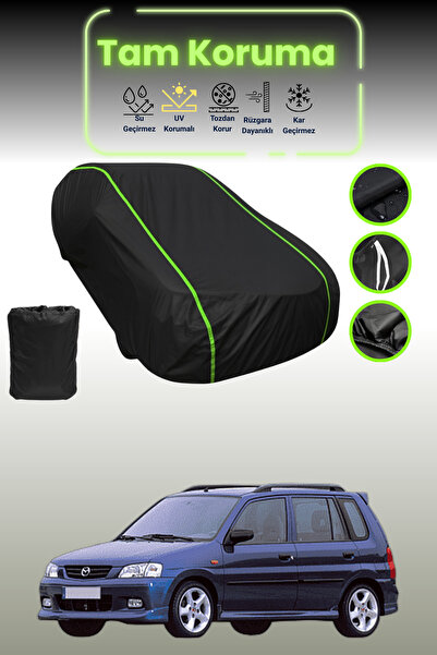 Dokaca Neo غطاء حماية للسيارة من القماش الأسود المتوافق مع سيارة مازدا ديميو ...