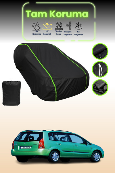 Dokaca Neo غطاء حماية للسيارة باللون الأسود النيون قماش مجدّل مازدا 5 / بريما...