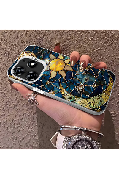 Hontinga حافظة هاتف متوافقة مع تكنو سبارك 10 برو، غطاء خلفي صلب مضاد للسقوط ب...