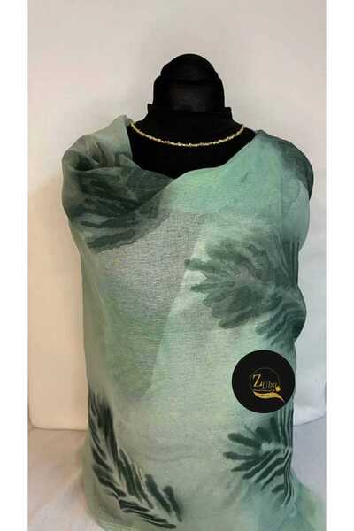 Difaf hand painted chiffon scarf