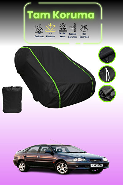 Dokaca Neo غطاء حماية من القماش للسيارة باللون الأسود النيون قماش مجدّل تويوت...