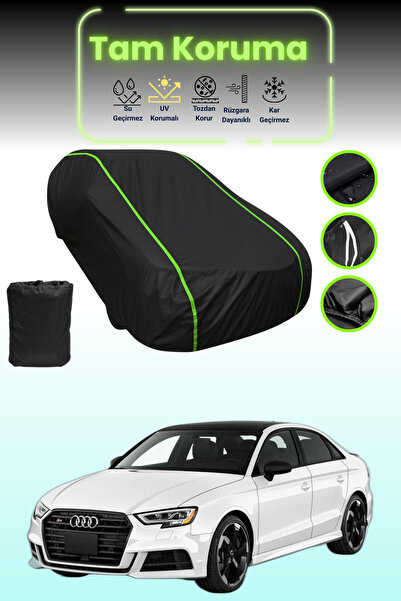 Dokaca Neo Siyah Neon Fitilli Audi A3 Sedan Uyumlu Oto Branda Araba Brandası ...