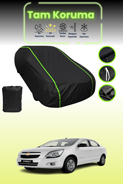 Dokaca Neo غطاء حماية من القماش للسيارة باللون الأسود النيون قماش مجدّل شيفرو...