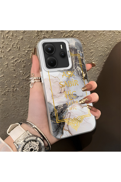 Hontinga حافظة متوافقة مع هاتف Xiaomi Redmi Note 14، حافظة صلبة مضادة للسقوط،...