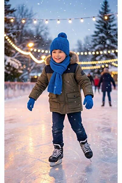 LAGRANZE Premium 8–12 Years Old Boys' Winter Accessory Set