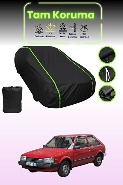 Dokaca Neo غطاء حماية للسيارة من القماش الأسود اللامع قماش مجدّل مازدا 323 2 ...