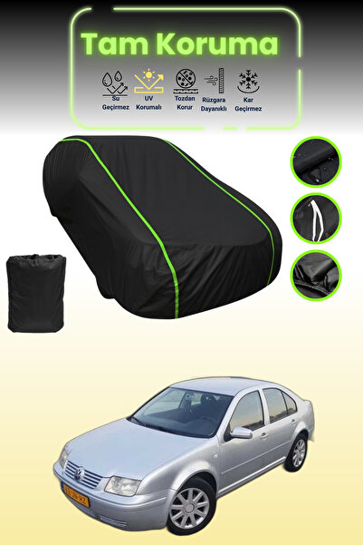 Dokaca Neo غطاء حماية للسيارة من القماش الأسود المتوافق مع سيارة فولكس فاجن ب...