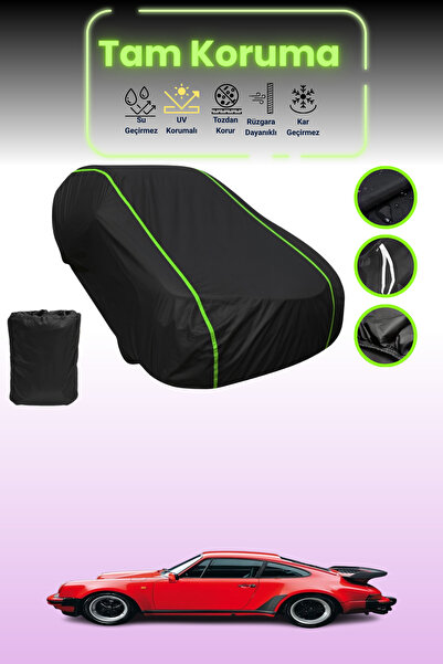 Dokaca Neo غطاء حماية للسيارة باللون الأسود النيون قماش مجدّل بورش 911 كاريرا...