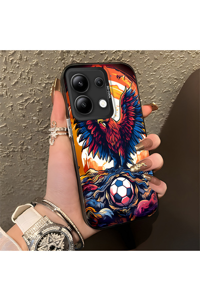 Hontinga حافظة متوافقة مع هاتف Xiaomi Redmi Note 13 4G، حافظة صلبة مضادة للسق...