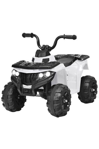 MYTS - Mini ATV Kids Ride-On Quad Bikes - White - 6 V