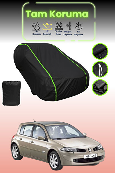 Dokaca Neo غطاء حماية من القماش الأسود اللامع لسيارة رينو ميجان جي تي ذات قما...