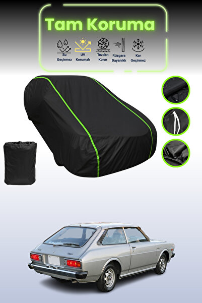 Dokaca Neo غطاء حماية للسيارة من القماش الأسود اللامع قماش مجدّل تويوتا كورول...