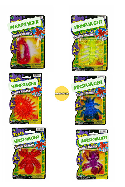 MRSPANCER 004108 - ÇOCUKLAR İÇİN EĞİTİCİ ESNEK BÖCEK FİGÜR - 1 ADET