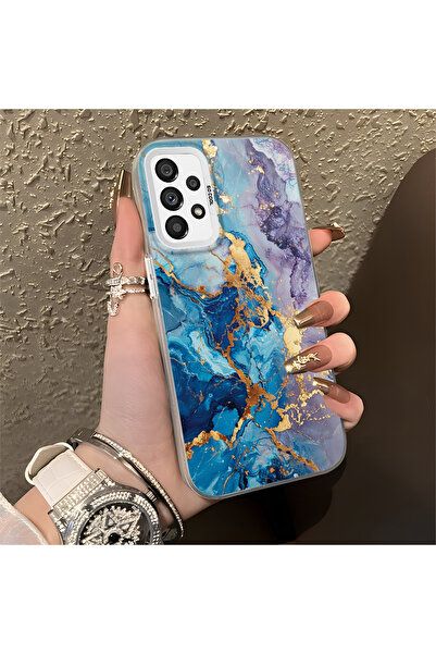 Hontinga حافظة متوافقة مع هاتف سامسونج جالاكسي A73، حافظة هاتف صلبة مضادة للس...