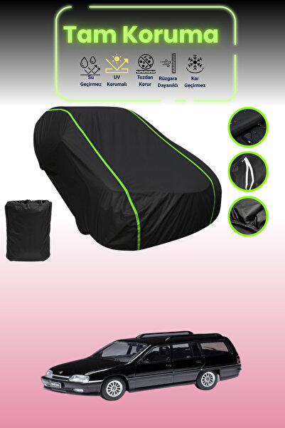 Dokaca Neo غطاء حماية للسيارة من القماش الأسود اللامع قماش مجدّل Opel Omega A...