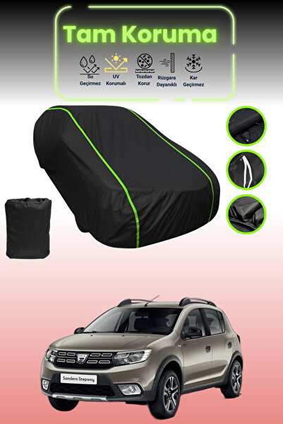 Dokaca Neo غطاء حماية للسيارة من القماش الأسود المتوافق مع سيارة داسيا ساندير...