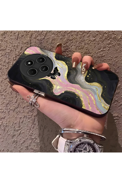 Hontinga حافظة هاتف متوافقة مع هاتف Xiaomi Redmi A4، حماية للكاميرا، ظهر صلب،...