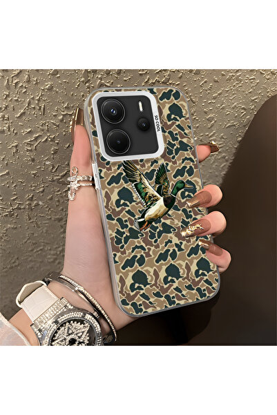 Hontinga حافظة متوافقة مع هاتف Xiaomi Redmi Note 14 4G، حافظة صلبة مضادة للسق...