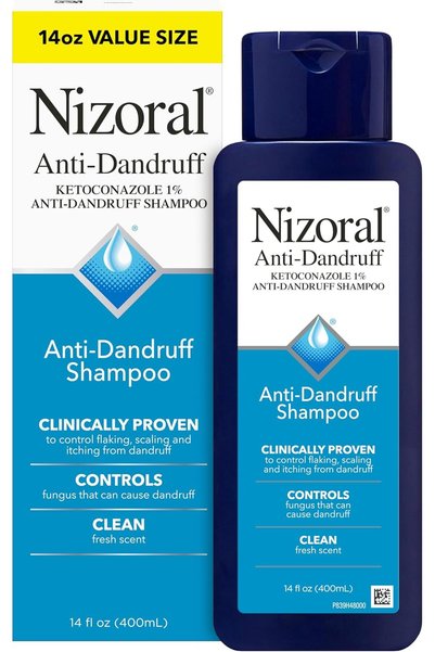 Nizoral Anti-Dandruff Shampoo with 1% Ketoconazole, Fresh Scent, 14 Fl Oz