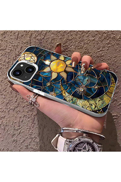 Hontinga حافظة هاتف متوافقة مع iPhone 14 Plus/15 Plus ذات ظهر صلب ومضادة للسق...