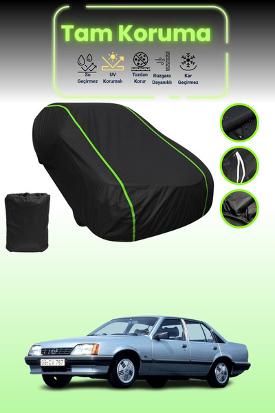 Dokaca Neo Black Neon Corded Fabric Opel Rekord Sedan 1982 - 1986 Compatible ...