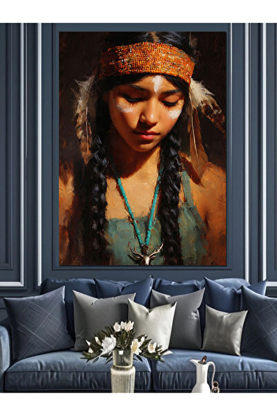 KanvasSepeti Κόκκινο Δερμάτινο τεμάχια Γυναικεία ελαιογραφία υψηλής ποιότητας...