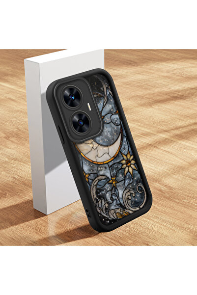 Hontinga حافظة هاتف من السيليكون الناعم المتوافقة مع هاتف Realme C55، مضادة ل...