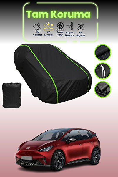 Dokaca Neo Black Neon Corded Fabric Seat El-Born Concept Compatible Car Cover...